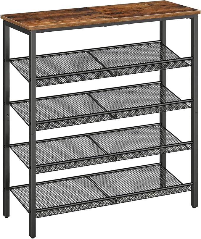 HOOBRO Shoe Rack for Entryway, 5-Tier Shoe Organizer by HOOBRO