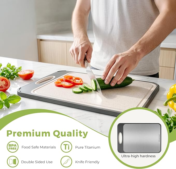 Freshware Titanium Cutting Board - Image 3
