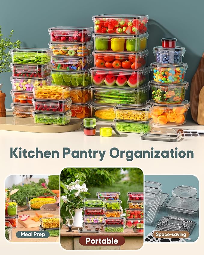 70 PCS Food Storage Containers - Image 7