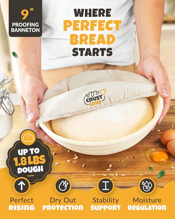 CRUSTLOVE Sourdough Kit inkl. 7 different Bread Making Tools like a 9 inches - Image 3