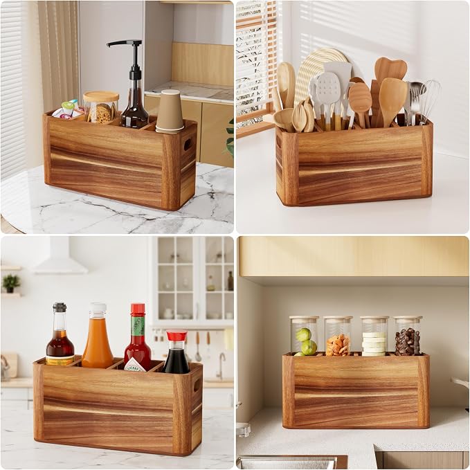 Utensil Holder for Kitchen Counter, Extra Large Utensil Holder for Countertop - Image 7