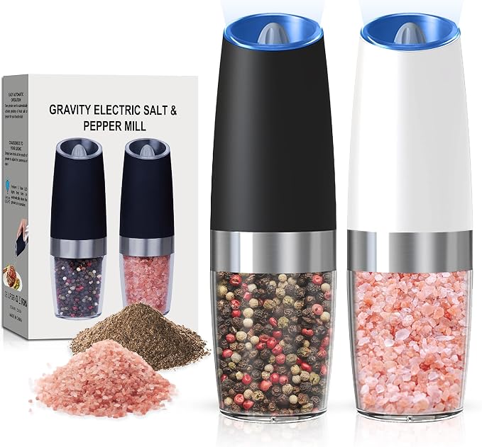 Battery Operated Salt And Pepper Grinder Set by Unknown