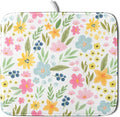 Spring Dish Drying Mat for Kitchen Counter Cute Floral Summer Holiday by Unknown