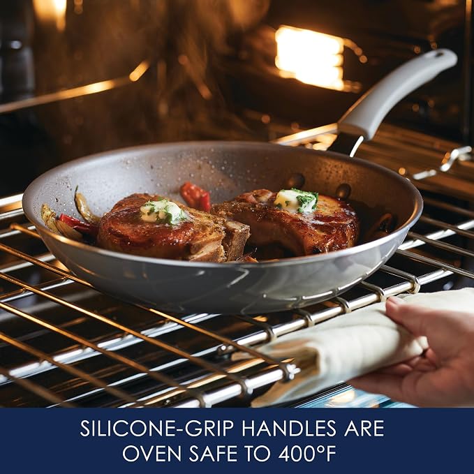 Rachael Ray Cook + Create Nonstick Frying Pan/Skillet, 12.5 Inch - Image 8