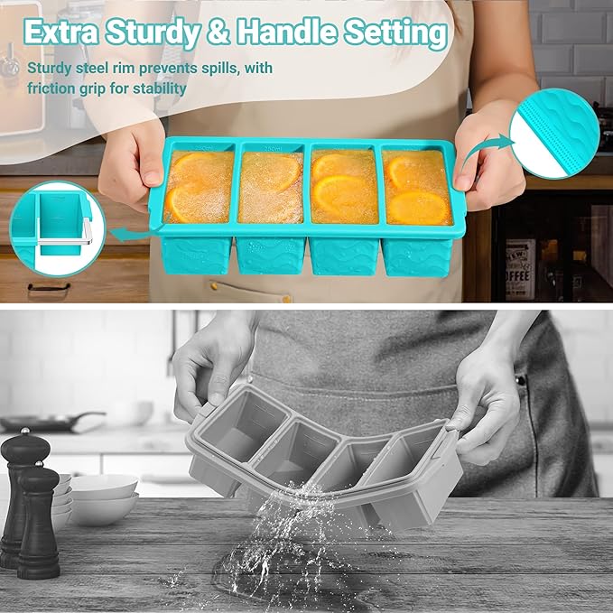 Doasuwish Silicone Freezer Molds - Image 4