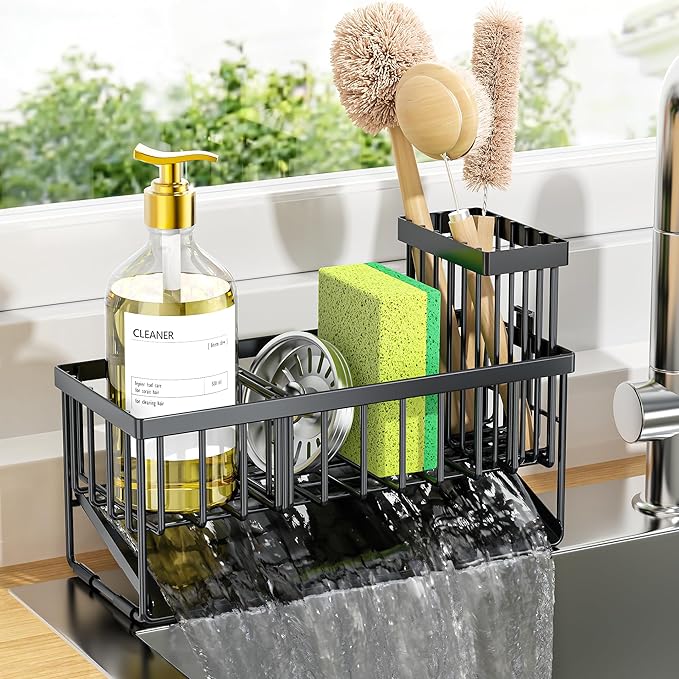 Cisily Sink Caddy Sponge Holder by CISILYHOMELIFE