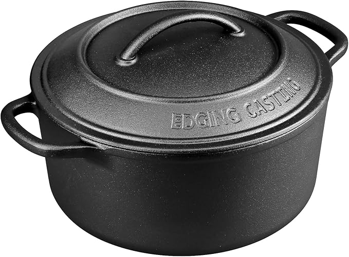 Pre-Seasoned Cast Iron Dutch Oven Pot - Image 2