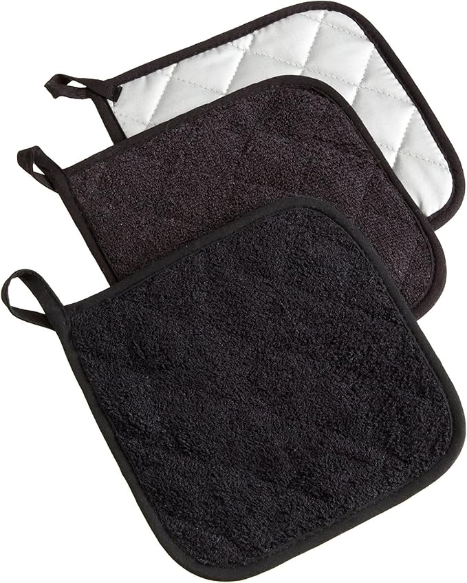 DII Basic Terry Collection Quilted 100% Cotton, 3 Piece by DII