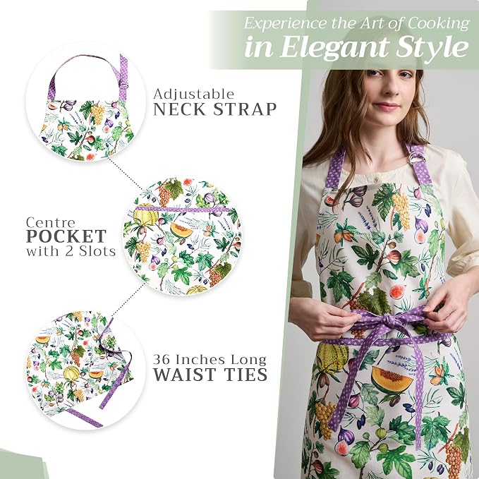 Maison d' Hermine 100% Cotton Apron - Image 5