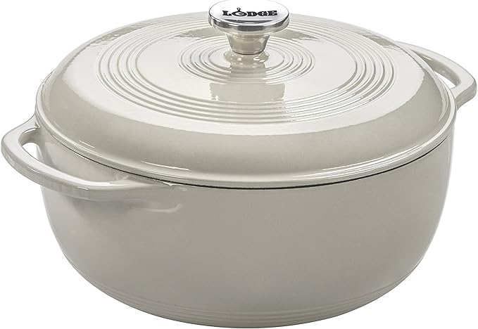 Lodge 3 Quart Enameled Cast Iron Dutch Oven by Lodge