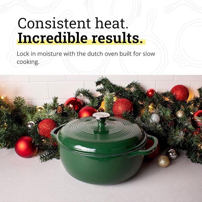 Lodge Essential Enamel Cast Iron Dutch Oven - Image 3