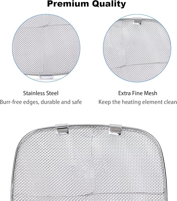 Replacement Stainless Steel Splatter Shield and Reusable Silicone Liner Set - Image 3