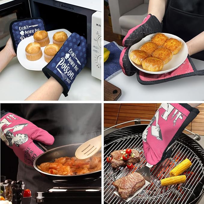 ZHANTUONE I Bake So I Don't Punch People in The Throat Funny Heat Resistant - Image 5