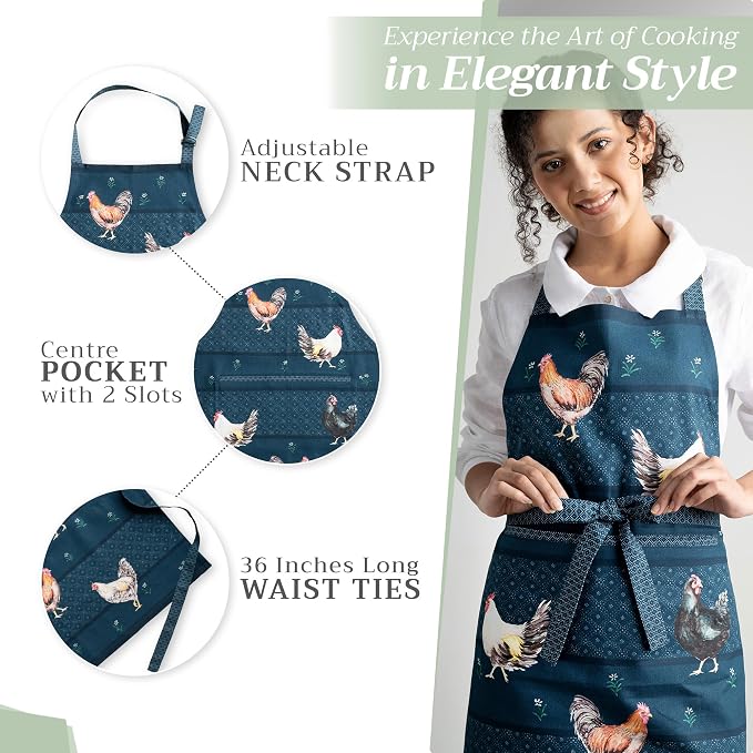 Maison d' Hermine 100% Cotton Apron - Image 5