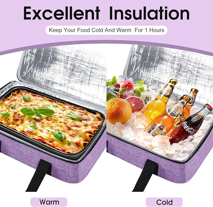 Insulated Casserole Carrier, Portable Casserole Carrier - Image 4