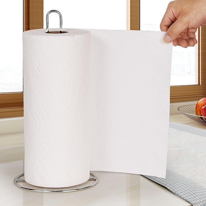 Paper Towel Holder Countertop, Kitchen Paper Towel Stand Holder - Image 4