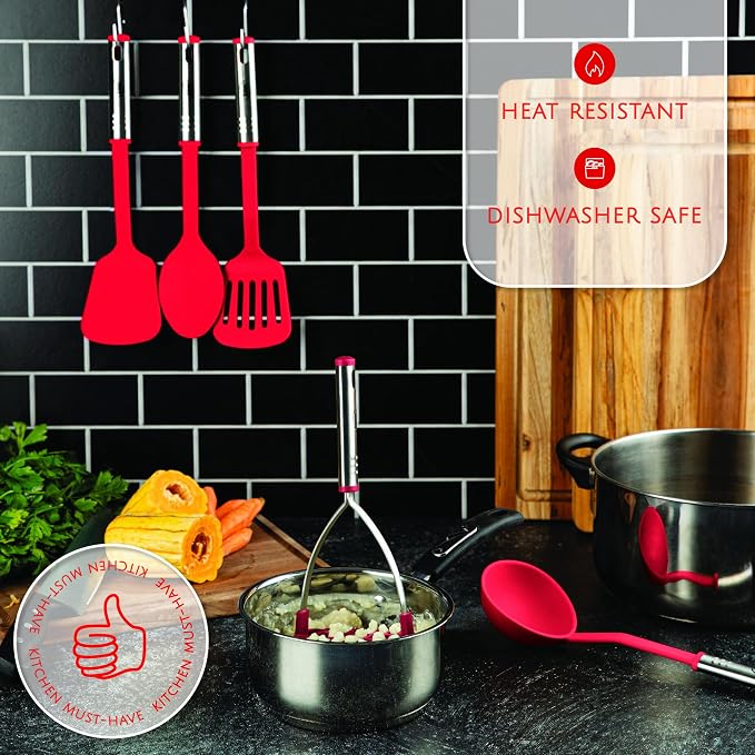 Kitchen Utensils Set 35 PCS Cooking Utensils Set, Nonstick and Heat Resistant - Image 3