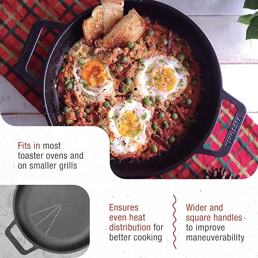 Victoria Cast Iron Round Skillet - Image 4