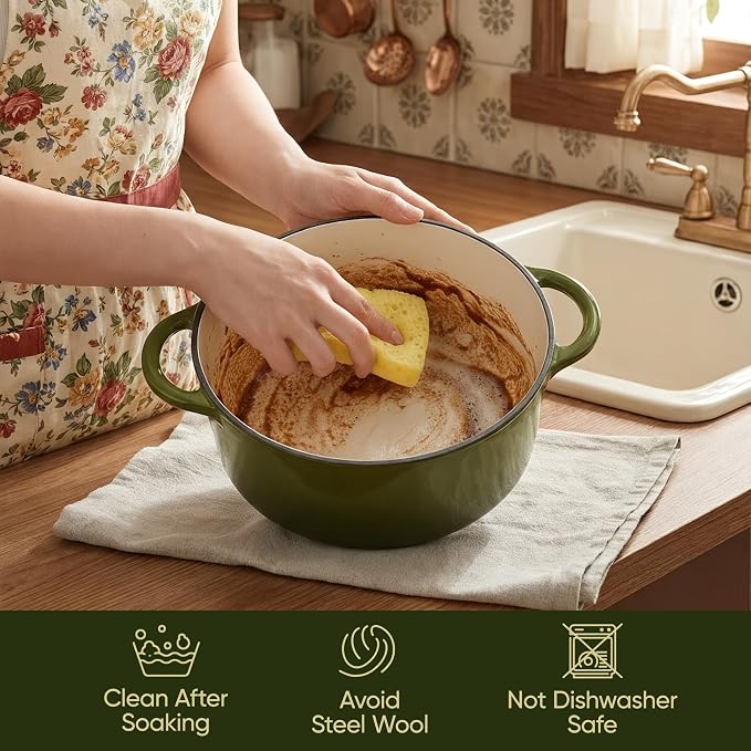 Vintage Style 4.5 Quart Dutch Oven Pot - Image 6