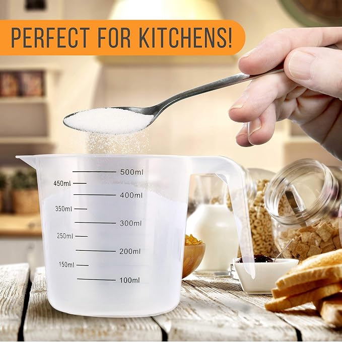 U.S. Kitchen Supply Plastic Measuring Cups - 16 oz Liquid Measuring Cup Set of - Image 4