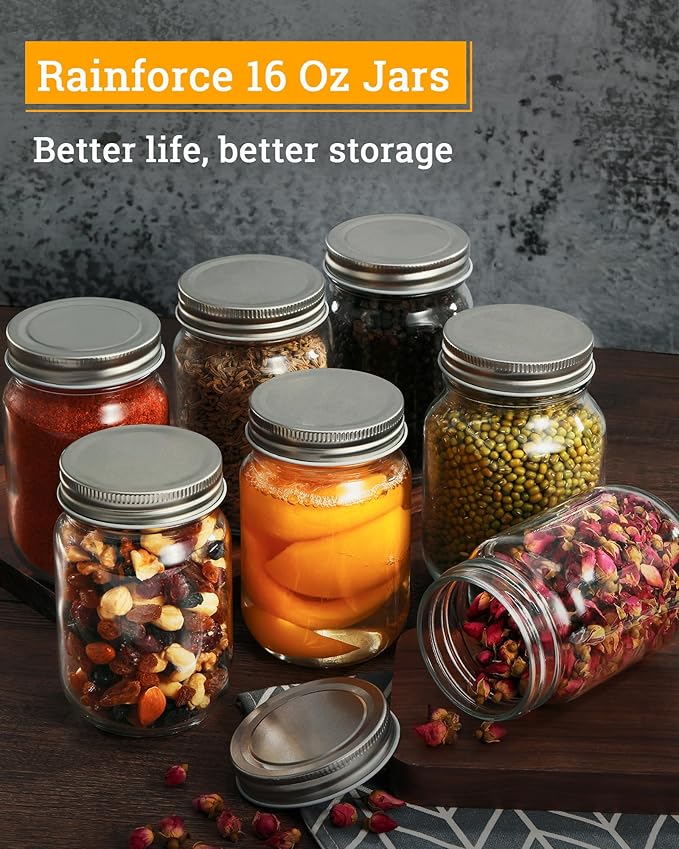 Rainforce 16 oz Mason Jars - Image 2