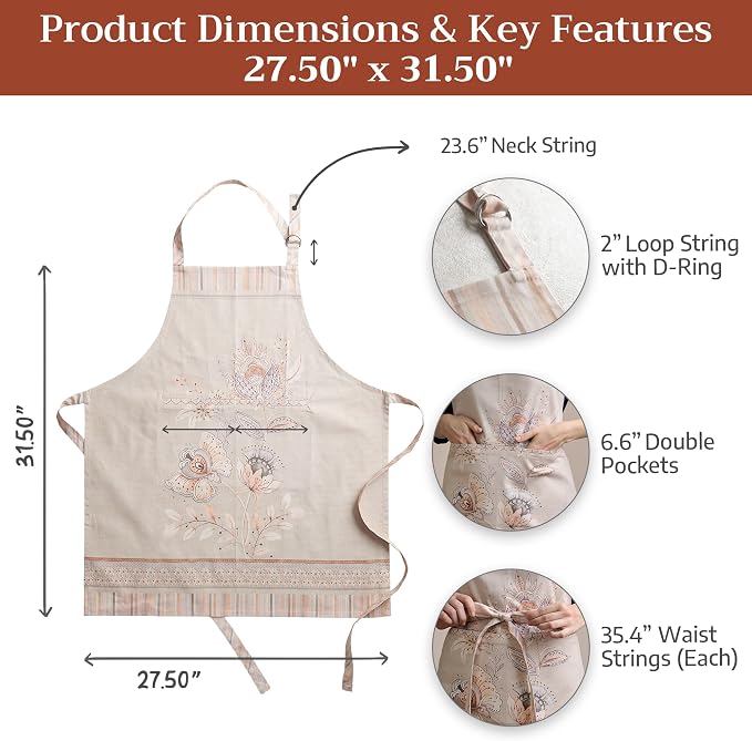 Maison d' Hermine 100% Cotton Apron - Image 5