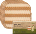 Modu 10 Pcs EcoCorn Dish Sponges Scrubbers – 100% Corn Fiber, Biodegradable by Modu