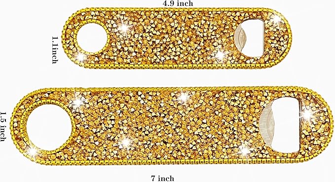 Gold Beer Bottle Opener Diamond Bling Beer Bottle Opener - Image 8