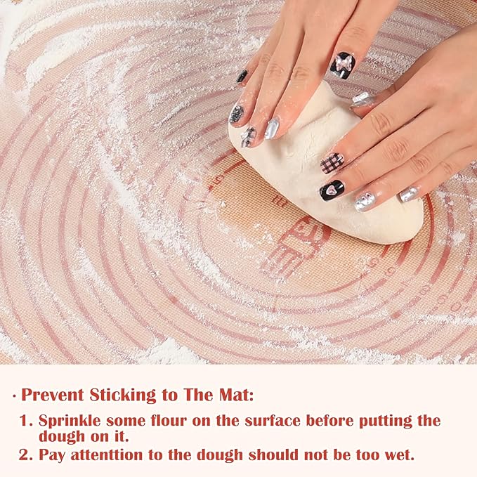Non-slip Silicone Pastry Mat Extra Large - Image 5
