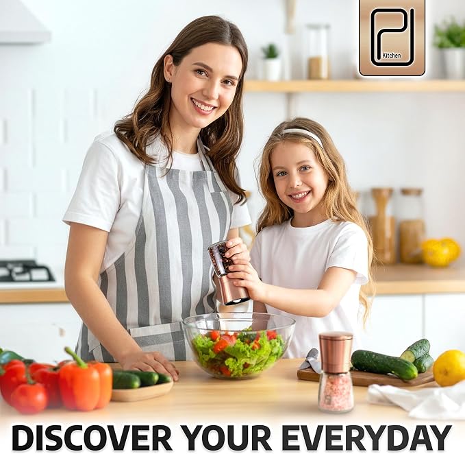 Premium Salt and Pepper Grinder Set - 6 oz - Image 7