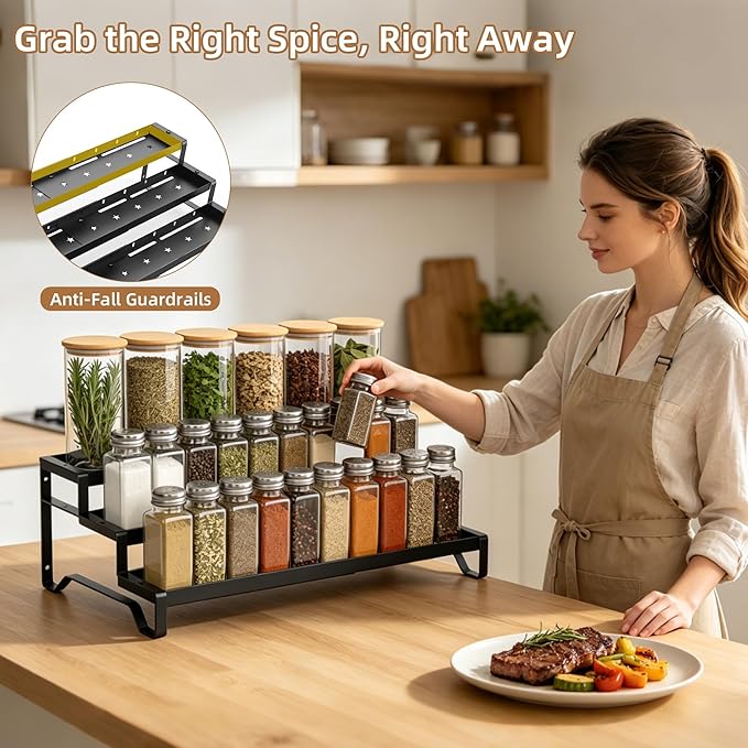SANKEU Expandable Spice Rack Organizer - Image 3