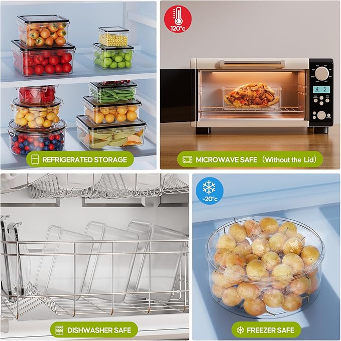 42 PCS Food Storage Containers - Image 6
