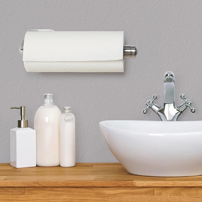 Kamenstein Perfect Tear Wall Mount Paper Towel Holder, Patented Design - Image 8