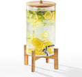 2 Gallon Glass Drink Dispenser by Cryyam