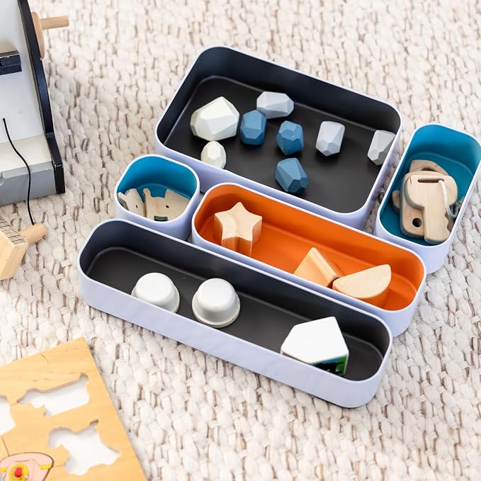 Three by Three Seattle 10 Piece Metal Organizer Tray Set - Image 5