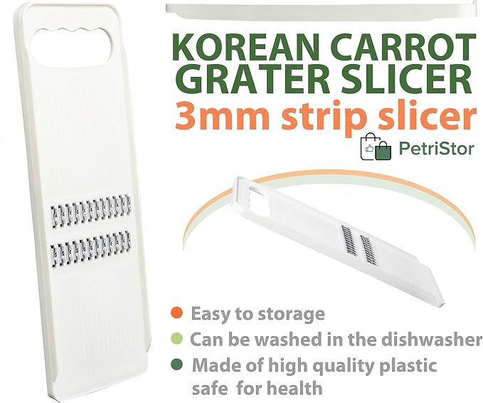 KOREAN CARROT GRATER SALAD White - Image 8