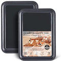 HONGBAKE 2 Pack Quarter Sheet Pan by HONGBAKE