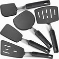 Silicone Spatula Set, Spatulas Silicone Heat Resistant Mixed 5 Piece Kitchen by Cohibon
