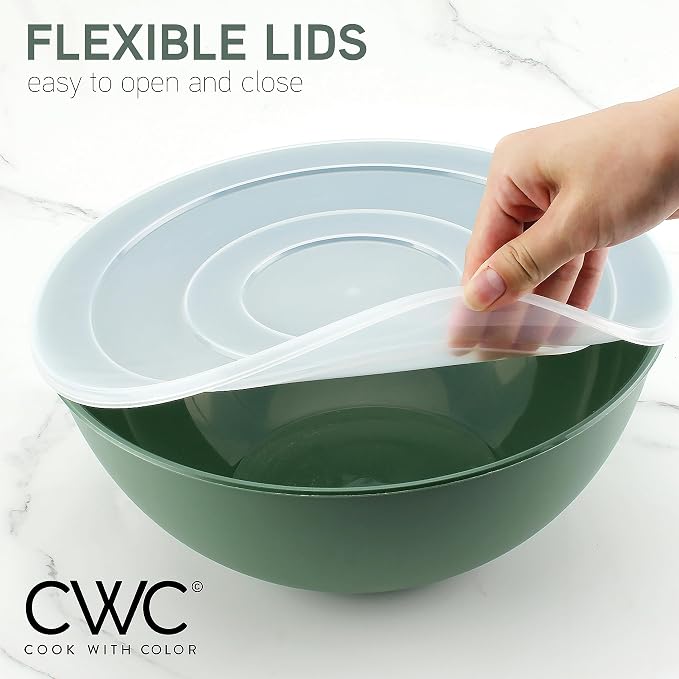 COOK WITH COLOR Mixing Bowls with Lids - Image 3