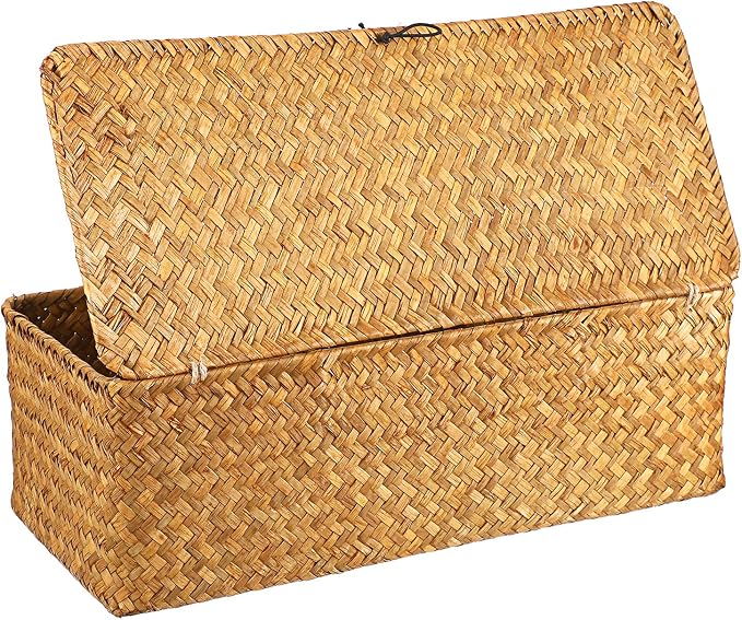Hipiwe Seagrass Storage Basket Bin - Image 9