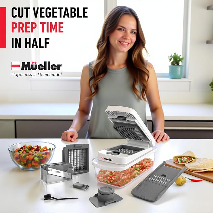 Mueller The Real Original Pro Chopper since 2013 Vegetable Chopper Mandoline - Image 9