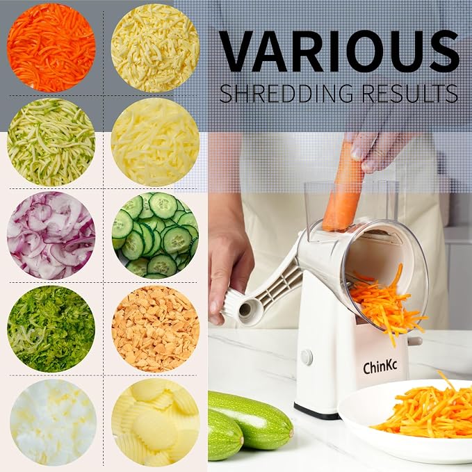 Upgrade Rotary Cheese Grater Shredder - Image 4