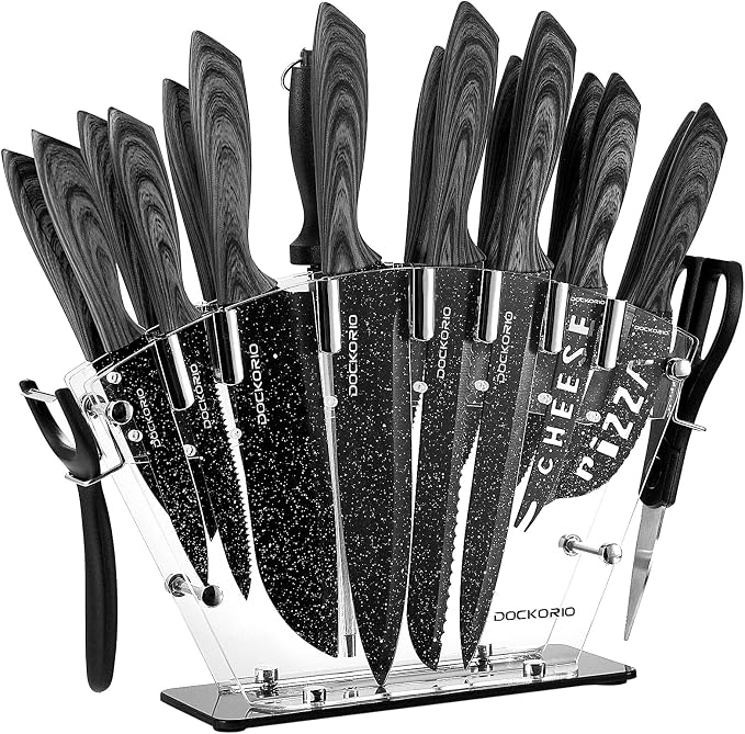 all in one Kitchen Knife Set by Dockorio