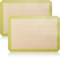 Luckyiren 2-Pack Silicone Baking Mats – Non-Stick Reusable BPA-Free Oven Liners by Luckyiren