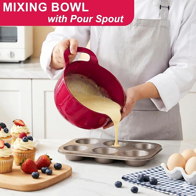 BoxedHome 4 Pack Nesting Mixing Bowl Set - Image 2
