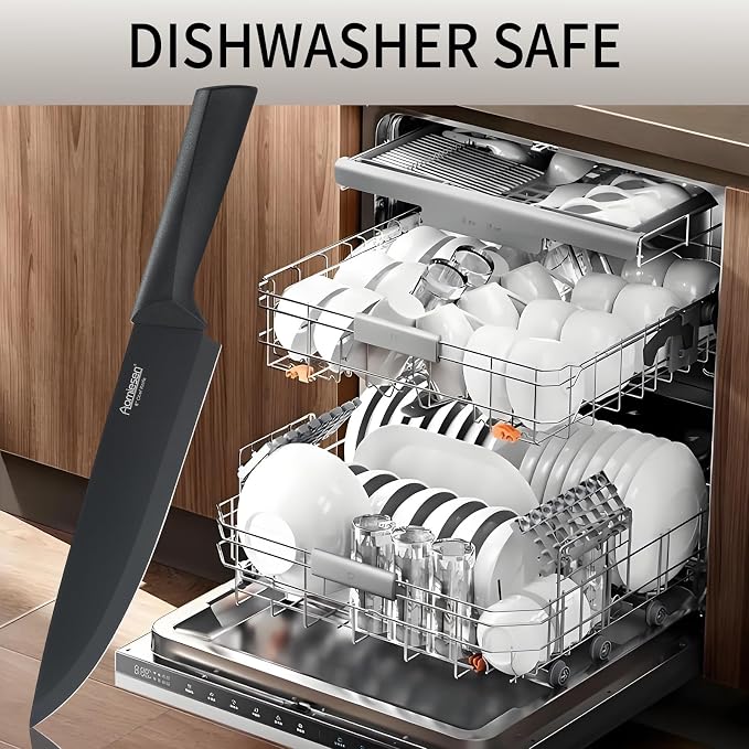 Stainless Steel Knife Set, Knife Block Sets - Image 7