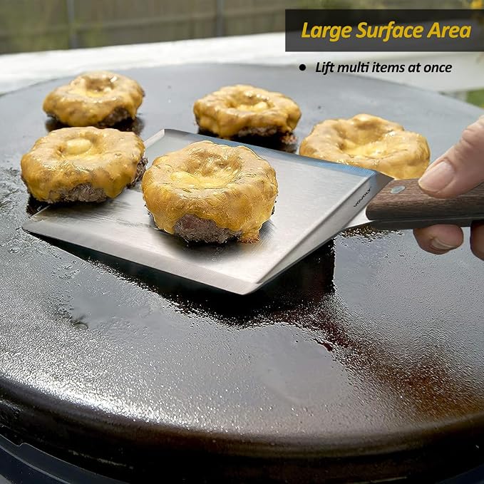 Extra Wide Spatula, Large Metal Spatula - Image 9