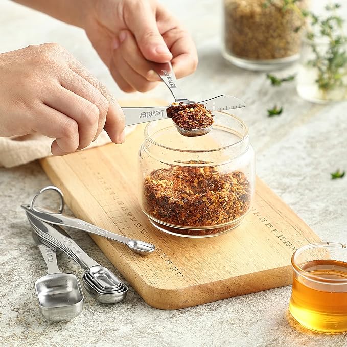 Spring Chef Stainless Steel Measuring Spoons Set of 13 - Image 2