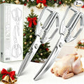 2-Piece Heavy Duty Kitchen Scissors Professional Stainless Steel Meat & Poultry by Yourelexit%C2%AE