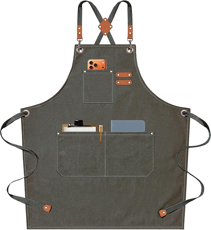 AFUN Chef Aprons for Men Women by BringYouaFun